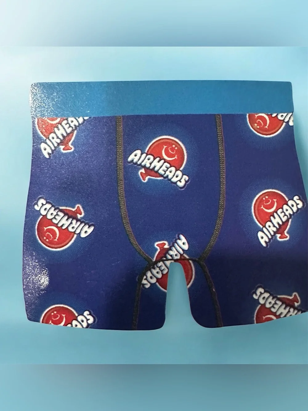 Airheads Men's Blue Logo Print Boxer Briefs